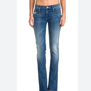 Mother Denim The Runaway Jeans Graffiti Girl Distressed Size 26